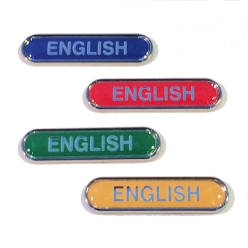 ENGLISH bar badge
